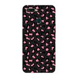 Oppo AX7 İle Uyumlu Siyah Pink Savage Desenli Silikon Kılıf