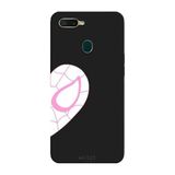 Oppo AX7 İle Uyumlu Siyah Spider-Woman Desenli Silikon Kılıf