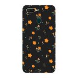 Oppo AX7 İle Uyumlu Siyah Sunset Garden Desenli Silikon Kılıf