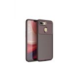 Oppo Ax7 Kılıf Karbon Görünümlü Silikon Zipax-Zr-Negro + Kablo Koruyucu + Ekran Koruyucu