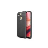 Oppo AX7 Kılıf Niss Deri Görünümlü Silikon Kapak + Ekran Koruma 3347