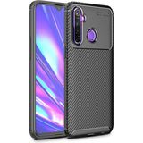 Oppo Realme 5i Kılıf Karbon Görünümlü Silikon Zipax-Zr-Negro