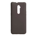 Oppo Reno 10x Zoom Siyah Kılıf Silikon Karbon Serisi Mat Fiber Negro Kapak