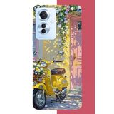 Oppo Reno 11F Uyumlu Sarı Mobilet Baskılı Silikon Kılıf