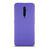 Oppo Reno 2z ile uyumlu Kapak Içi Kadife Lansman Silikon Kılıf - Mor