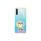 Oppo Reno 3 ile Uyumlu Splash Mirket Tasarımlı Slimfit Şeffaf Silikon Kılıf