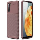 Oppo Reno 3 Kılıf Kamera Çıkıntılı Karbon Fiber Dokulu Renk Atmaz Kapak Negro