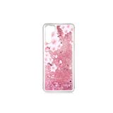 Oppo Reno 3 Kılıf Marshmelo Simli Sıvılı Silikon Kapak + Ekran Koruma 4679