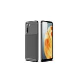 Oppo Reno 3 Kılıf Negro Karbon Görünümlü Silikon Kapak + Ekran Koruma 6082