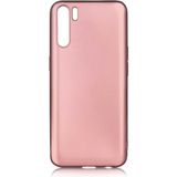 Oppo Reno 3 Kılıf Soft ve Pürüzsüz Yüzeyli Ipeksi Silikon Kapak - Rose Gold