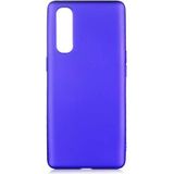 Oppo Reno 3 Pro 5g Kılıf Soft ve Pürüzsüz Yüzeyli Ipeksi Silikon Kapak - Saks Mavi