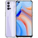 Oppo Reno 4 Kılıf Antishock Darbe Emici Şeffaf Sert Silikon