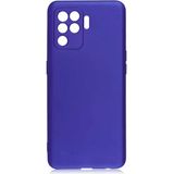 Oppo Reno 5 Lite Kılıf Mnc Premier Silikon Kapak-Saks Mavi