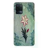 Oppo Reno 5 Lite Uyumlu Çiçek Deseni Baskılı Silikon Kılıf