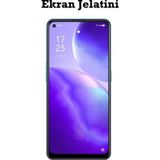 Oppo Reno 5 Lite Uyumlu Ön Body Şeffaf Ultra Ekran Koruyucu Nano Jelatin