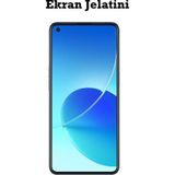 Oppo Reno 6 4G Uyumlu Ön Body Şeffaf Ultra Ekran Koruyucu Nano Jelatin