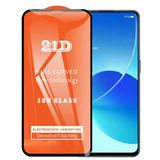 Oppo Reno 6 Ekran Koruyucu 21D Tam Kaplayan Kavisli