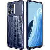 Oppo Reno 7 4g Kılıf Karbon Görünümlü Silikon Zipax-Zr-Negro