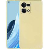 Oppo Reno 7 4G Kılıf Mnc Premier Silikon Kapak-Gold
