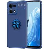 Oppo Reno 7 4g Kılıf Mnc Ravel Silikon Kapak-Mavi