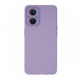 Oppo Reno 7 Lite Kılıf Lansman Glass Kapak - Lila