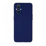 Oppo Reno 7 Lite Kılıf Lansman Glass Kapak - Sky Blue