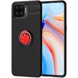 Oppo Reno A73 Kılıf Btbm Ravel Silikon Kapak-Siyah-Kırmızı - Siyah - Kırmızı