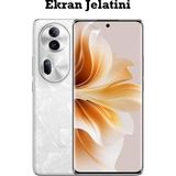 Oppo Reno11 Pro 5G Uyumlu Ön Body Şeffaf Ultra Ekran Koruyucu Nano Jelatin