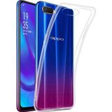 Oppo RX17 Neo Kılıf Şeffaf Ince Esnek Silikon Kılıf Zipax-Süper