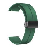 Oppo Watch 46Mm 22Mm Manyetik Klipsli Silikon Lux Kordon + Metal Kordon Donusturucu