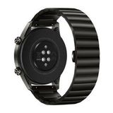 Oppo Watch 46mm 22mm Yandan Klipsli Paslanmaz Çelik Kordon + Metal Kordon Dönüştürücü