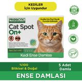 Oprobiotic Kedi Dış Parazit Ense Deri Damlası 5'li Tüp Pire Bit Kene Karşı Parazit Önleyici