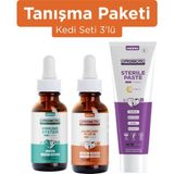 Oprobiotic Kısır Kedi Vitamin Tanışma Seti 1 (Kısır Malt + Plusb Damla + Immune Damla)