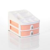 Ops Co 7200 2 Çekmeceli Masaüstü Organizer Pastel Turuncu