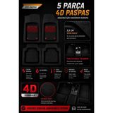 Ops Garage Daewoo LEGANZA4D Derin Havuzlu Paspas Seti Kırmızı (Kesilebilir)