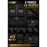Ops Garage Daewoo TACUMA4D Derin Havuzlu Paspas Seti Karbon (Kesilebilir)