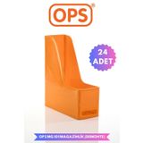 Ops MG 101 A4 DEMONTE 24'LÜ PLASTİK DİKEY MAGAZİNLİK KLASÖR ARŞİV KUTUSU ORGANİZER SAKLAMA DEPOLAMA