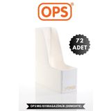 Ops MG 101 A4 DEMONTE 72'Lİ PLASTİK DİKEY MAGAZİNLİK KLASÖR ARŞİV KUTUSU ORGANİZER SAKLAMA DEPOLAMA