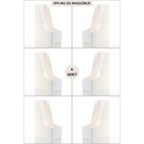 Ops MG 101 MAGAZİNLİK 6'LI SET A4 DEMONTE PLASTİK DİKEY KLASÖR ARŞİV KUTUSU ORGANİZER SAKLAMA DEPOLAMA