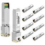 Opstran 10Gbase-T Sfp+ - Rj45 Bakır Alıcı-Verici Modülü, Cisco Sfp-10G-T-S 10G Sfp+ 30M Cat6a/7'Li Paket İle Uyumlu