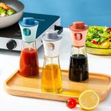 Optana 220 ml Çok Amaçlı Zeytinyağı Soya Sosu Sirke Şişesi Spreyli Cam Şişe