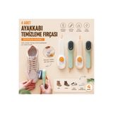 optana 4 adet Deterjan Hazneli Bot Süet Nubuk Spor Ayakkabı Temizleme Fırçası
