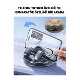 optana Araç İçi Park Numaratörü 360 Dönebilen Numaratörlü Telefon Tutucu Oto Ön Cam Park Numarası