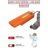 Optana Düdük Deprem Düdüğü Kamp Acil Durum Çok Amaçlı Aydınlatmalı Ledli Hayatta Kalma Düdüğü