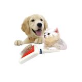 Optana Evcil Hayvan Köpek Kedi Için Tüy Tarama Fırçası Beyaz Fırça Evcil Hayvan Bakımı Seti Tarağı