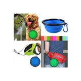 Optana Kedi Köpek Taşınabilir Katlanır Mama Ve Su Kabı Pratik Portatif Mama Kabı Tas Köpek Mama Kabı