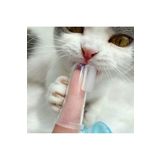 Optana Kedi ve Köpek Parmak Diş Fırçası Saklama Kutulu Kolay Kullanımlı Evcil Hayvan Diş Bakım Fırçası