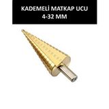 Optana Matkap Ucu Kademeli Uç Sac Delme 4-32 mm Matkaba Takılan Uç