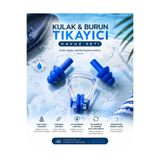 OptaPro Sporcu Yüzücüler Için Silikon Kulak Ve Burun Tıkacı Silikon Kulak Ve Burun Tıkacı Klipsi Havuz Seti