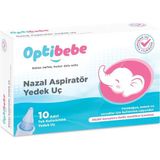 Opti Bebe Nazal Aspiratör Yedek Uç Hassas Ciltler İçin Nazik Temizlik 10 Adet